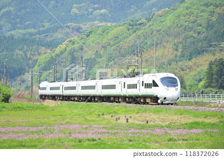日豐幹線 立石 - 中山香織 JR 九州 885 系列 SM7 編隊（南福岡） Sonic Nichirin 118372026