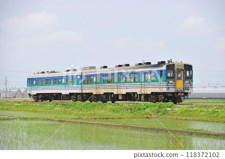 久留裡線 橫田~東橫田 JR東日本 木葉38-1002+木葉37-2(幕張) 久留裡線 橫田~東橫田 JR東日本 木葉38-1002+木葉37-2(幕張) 118372102