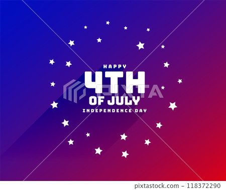 stylish 4th of july independence day celebration poster design stylish 4th of july independence day celebration poster design 118372290