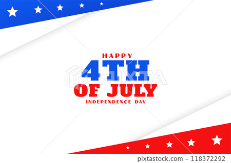 simple 4th of july american independence day flag poster 118372292