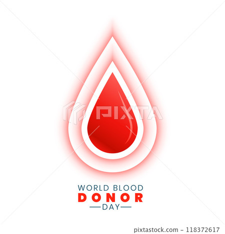 world blood donor day poster design 118372617
