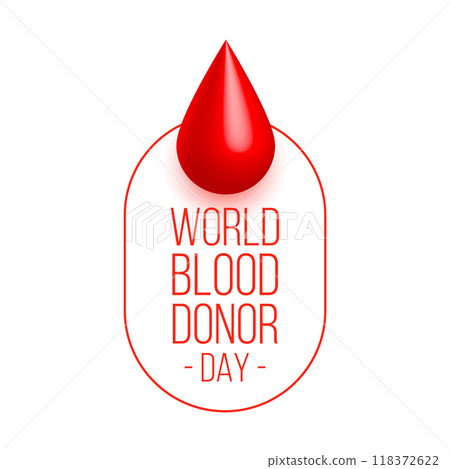 realistic world blood donor day poster design realistic world blood donor day poster design 118372622