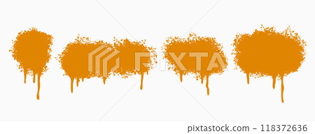 pack of saffron stains made with spray background 118372636