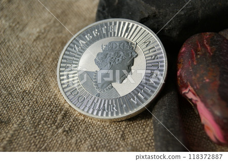 Investment coin. Australian 1 Dollar Silver Coin. 118372887