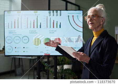 Presenting Business Data Analysis on Digital Screen Presenting Business Data Analysis on Digital Screen 118373670