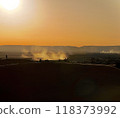 Sunset over the Sahara Desert 118373992