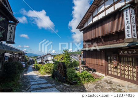 [馬籠宿]健行、岐阜縣古街景 118374026