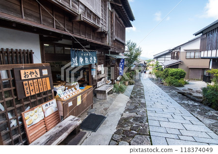 [馬籠宿]健行、岐阜縣古街景 118374049