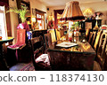 Fashionable cafe in Europe 118374130