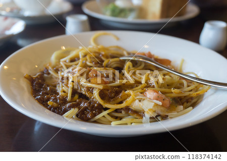 肉醬義大利麵肉醬午餐 118374142