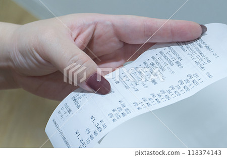 收據家庭預算 118374143
