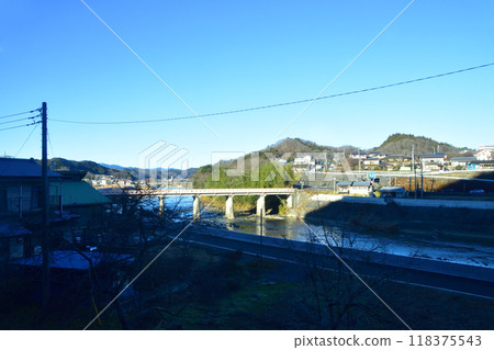 View from the train window on the JR East Suigun Line from Shimo-Ogawa Station to Hitachi-Daigo Station (December 2022) View from the train window on the JR East Suigun Line from Shimo-Ogawa Station to Hitachi-Daigo Station (December 2022) 118375543