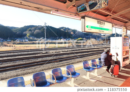View from the train window on the JR East Suigun Line from Shimo-Ogawa Station to Hitachi-Daigo Station (December 2022) View from the train window on the JR East Suigun Line from Shimo-Ogawa Station to Hitachi-Daigo Station (December 2022) 118375550