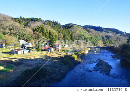 JR東日本水郡線從常陸醍醐站至磐城石井站的車窗景觀（2022年12月） 118375648