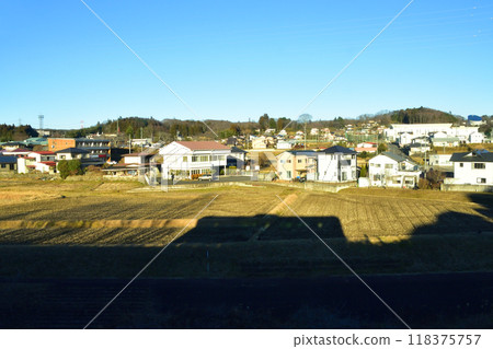 JR東日本水郡線從磐城石井站至磐城淺川站的車窗景觀（2022年12月） 118375757