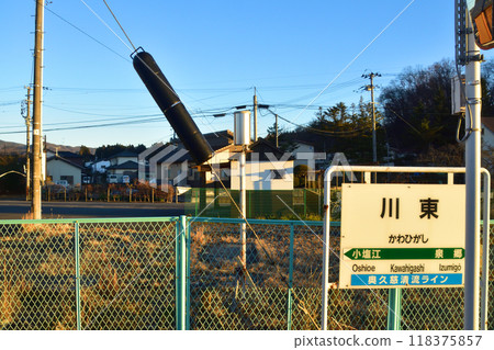 JR東日本水郡線從泉峽站到押江站的車窗景觀（2022年12月） 118375857