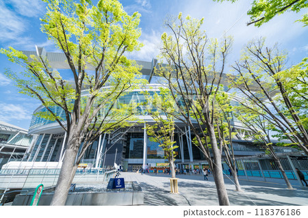 "Saitama Prefecture" Blue sky and Saitama Super Arena "Saitama Prefecture" Blue sky and Saitama Super Arena 118376186