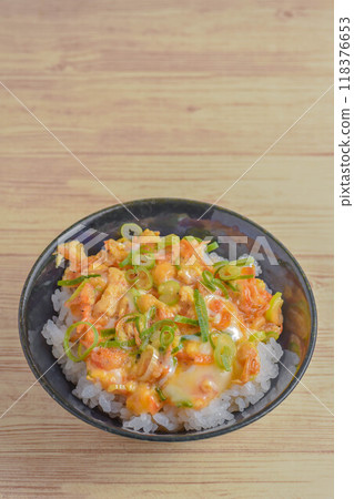 蝦子豆腐蓋飯 118376653