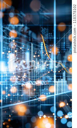 A computer screen with a lot of numbers and lines A computer screen with a lot of numbers and lines 118378102