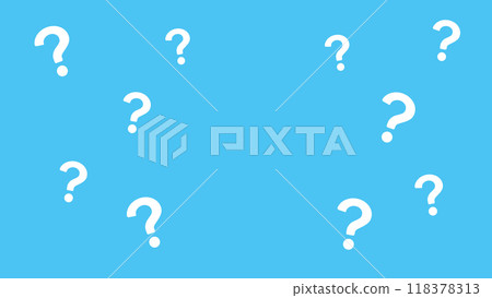 Question mark illustration color background 118378313
