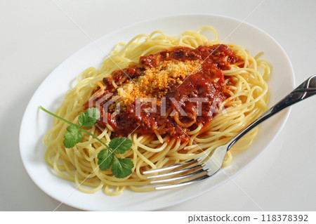 Meat sauce pasta Meat sauce pasta 118378392