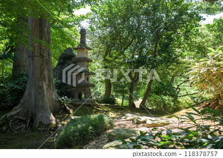 Kurobe, a samurai garden remaining in the city, Joshitei Garden, the villa of the former lord of Akita, Satake clan, Akita city 118378757