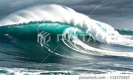 粗糙的波浪 118378987