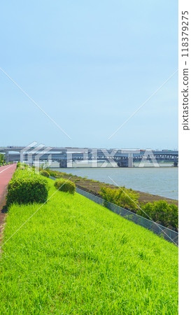 [東京都江戶川區]荒川及東京灣路/荒川河口大橋 118379275