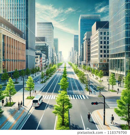 “日本乾淨、熱鬧的城市的日常場景” 118379700