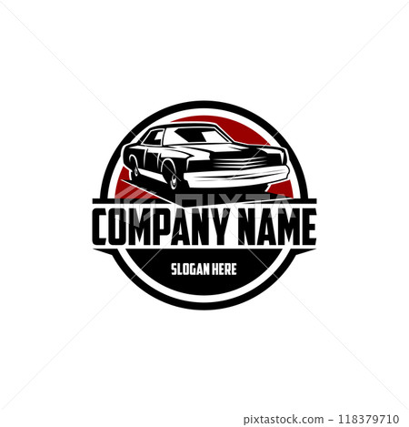 Bluesmobile isolated on white background. best for logos, badges, emblems, icons, available in eps 10. 118379710