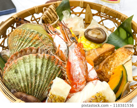 大分/別府特產海鮮地獄蒸 118381536