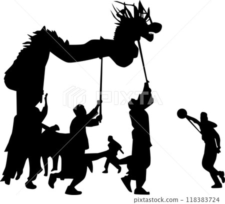 Nagasaki Prefecture Dragon Dance 118383724