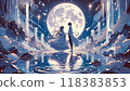 月夜看海的情侶 118383853