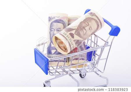 購物車和現金消費圖片 購物車和現金消費圖片 118383923