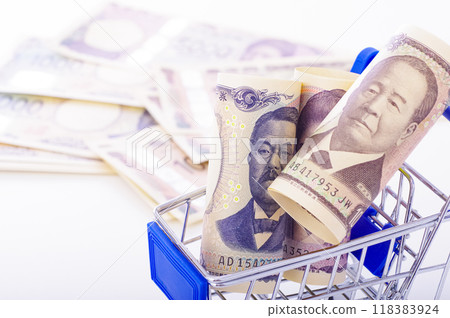 購物車和現金消費圖片 購物車和現金消費圖片 118383924