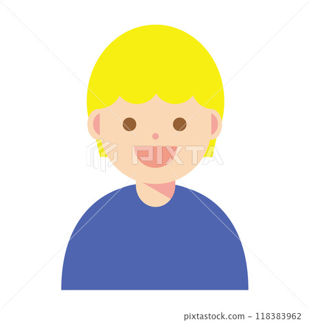 一個微笑的女人的插圖 一個微笑的女人的插圖 118383962