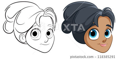 Princess Character Design Illustration 118385291