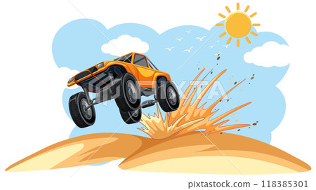 Off-Road Adventure in the Desert 118385301