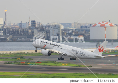 客機起飛;客機上升; 客機起飛;客機上升; 118385410