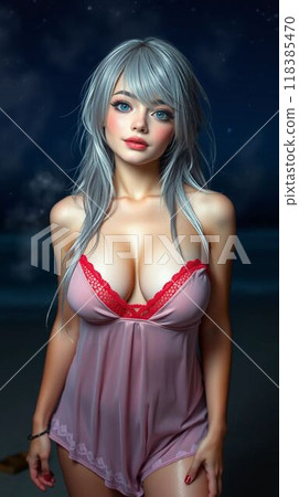 AI beauty 118385470