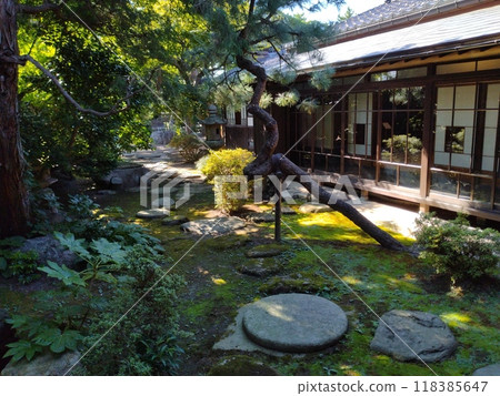 Garden of an old mansion Garden of an old mansion 118385647