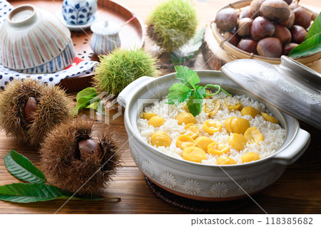 秋天的味道：砂鍋栗子飯 118385682