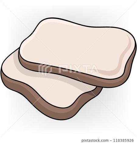 whole wheat bread slices whole wheat bread slices 118385926