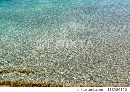 長崎高濱海灘的沙質水 長崎高濱海灘的沙質水 118386110
