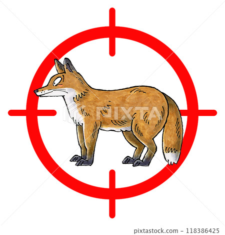Fox target mark 118386425