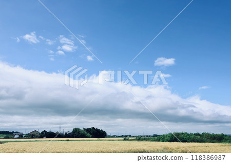 The boundary between the clouds and the blue sky The boundary between the clouds and the blue sky 118386987