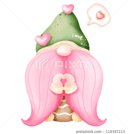 a pink monster with a pink flower a pink monster with a pink flower 118387213