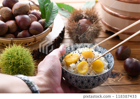 秋味栗飯 118387433
