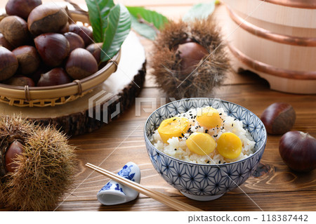 秋味栗飯 118387442