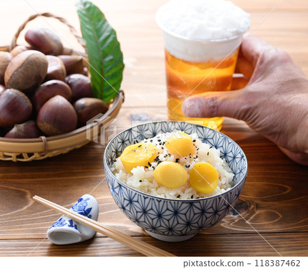 秋味栗飯 118387462